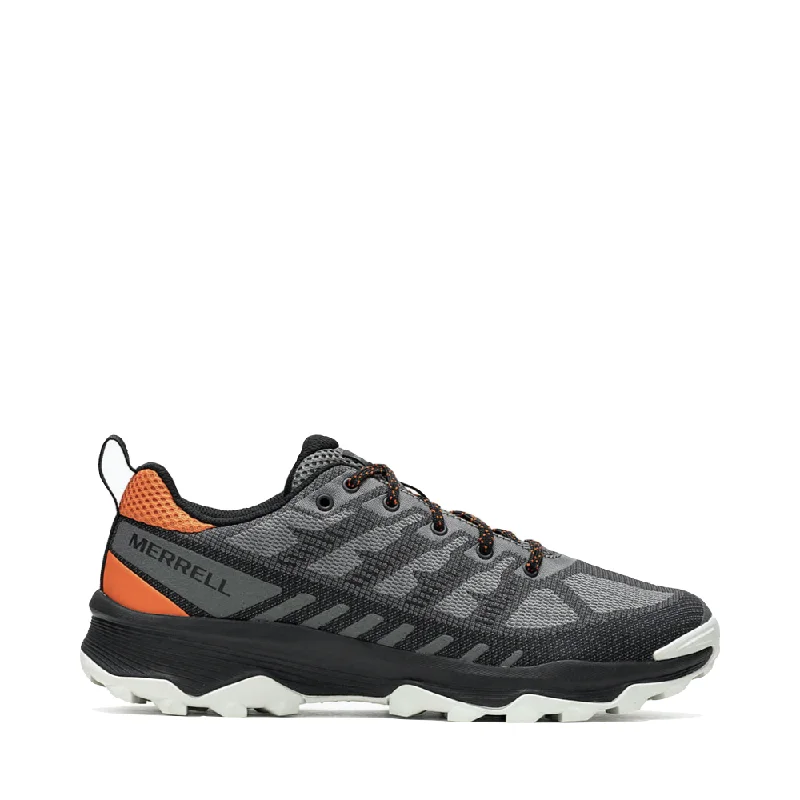 Merrell Men's Speed Eco Hiking Sneaker in Charcoal/Tangerine